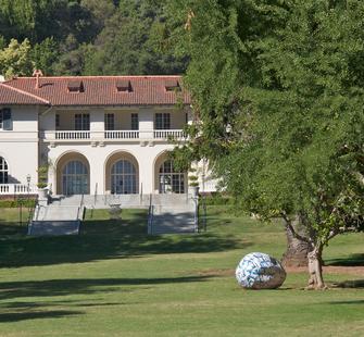 "Many the Lilt the Heart May Know Here," 2010, by Ann Weber, on Montalvo's Great Lawn